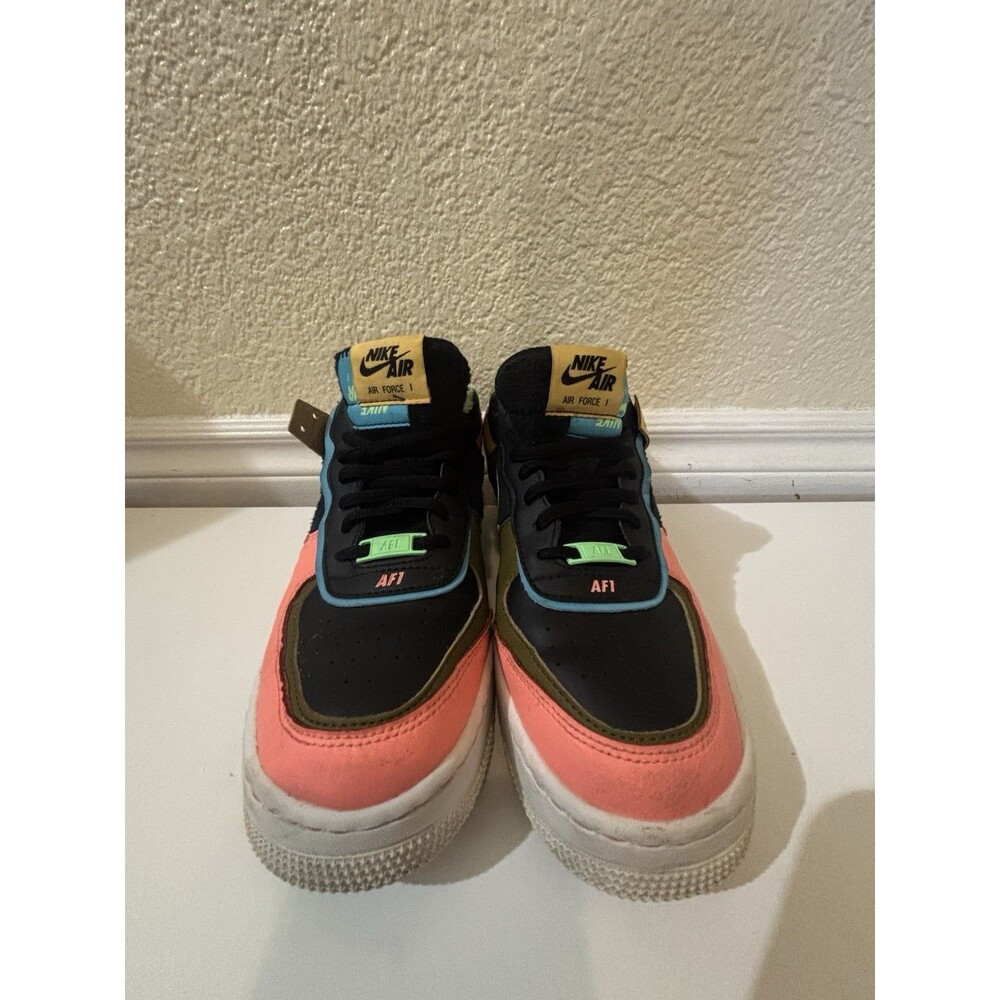 Nike Air Force 1 Shadow SE Solar Flare Women’s Size 6 CT1985-700 Multicolor